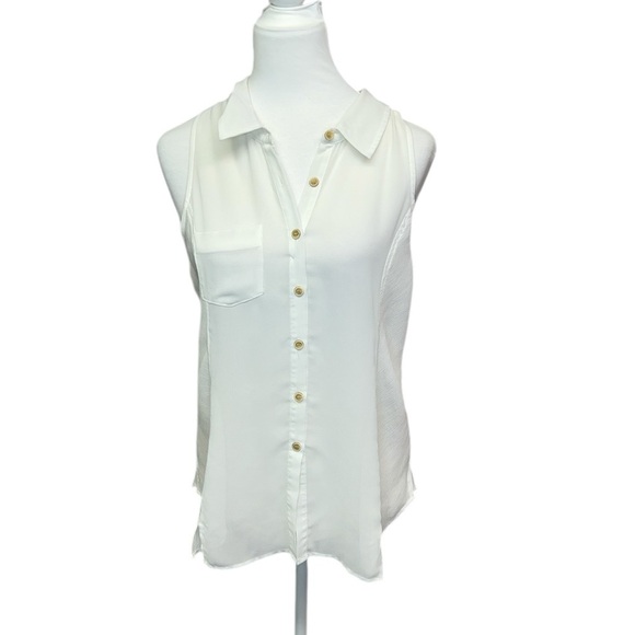 We The Free Sleeveless Button-Up Blouse - Picture 2 of 5